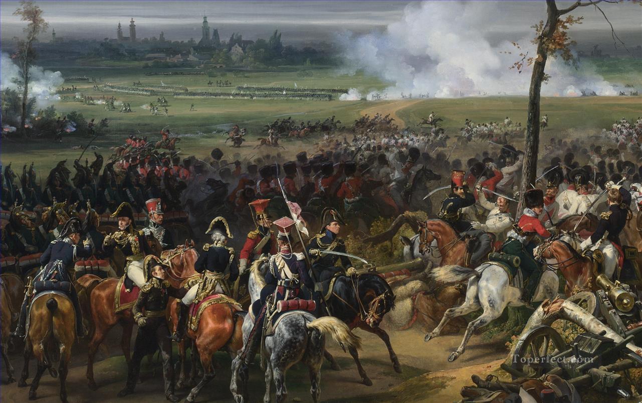 Battle of Hanau Military War Oil Paintings